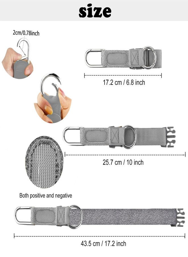 ZINZ Elastic Jacket Gripper Travel Strap with D-Ring Hooks and Buckle, Suitcase Straps Belts Travel Accessories, Makes Your Hands Free,Gray - Image 2